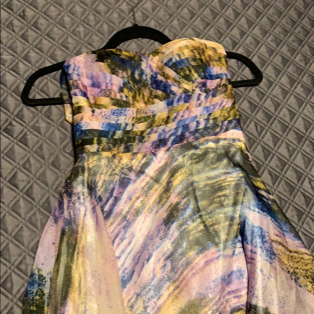 Grace Karin multi color dress with grey interior